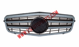 W212'09 FRONT GRILLE BLACK CHROME