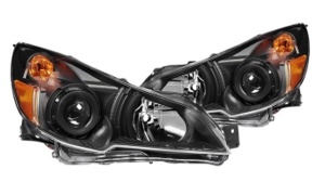 OUTBACK'10 HEAD LAMP(USA TYPE)(Clear Lens/Jdm Black  / Manual)