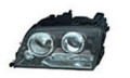 MERCEDES-BENZ W202 HEAD LAMP(CRYSTAL，2 BLACK)