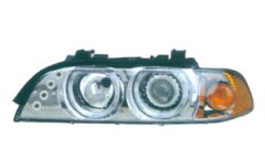 BMW E39 HEAD LAMP(WHITE CRYSTAL)YELLOW RIM