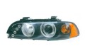 BMW E39 HEAD LAMP(BLACK CRYSTAL)YELLOW RIM