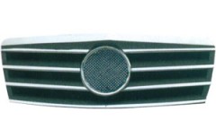 MERCEDES-BENZ W210 '95-'98 FRONT GRILLE(BLACK，SPORT TYPE)