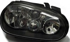 VW GOLF IV '98 HEAD LAMP(BLACK)W/O FOG LAMP