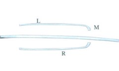 MERCEDES-BENZ W124 '85-'96 RUBBER REAR BUMPER(RH/LH)