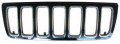 GRAND CHEROKEE '99-'04 GRILLE RADIATOR(BRIGHT) FOR 4000
      