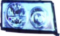 MERCEDES-BENZ W124 '93-'95 HEAD LAMP(CRYSTAL，2ROUND LAMPS) N/M
