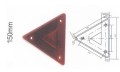 TRAILER REAR BEAM REFLECTOR