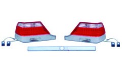 W140 '92-'94 LED CRYSTAL TAIL LAMP(GREY)