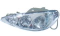 PEUGEOT 206 '98  HEAD LAMP(CRYSTAL RIM) WHITE