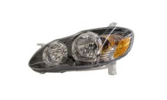 COROLLA '05-'06 USA HEAD LAMP BLACK