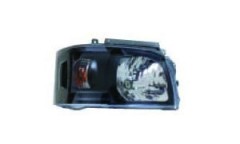 HIACE'05 HEAD LAMP(BLACK，CRYSTAL)