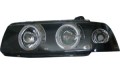 BMW  E36 2D HEAD LAMP(CRYSTAL RIM BLACK )