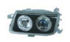 OPEL ASTRA '95-'98 HEAD LAMP(CRYSTAL，RIM，BLACK)