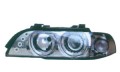 BMW E39 HEAD LAMP(WHITE CRYSTAL)GREY RIM