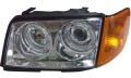 AUDI 100 '90-'94 HEAD LAMP AND CORNER LAMP (CRYSTAL)