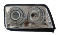 AUDI 100 '90-'94 HEAD LAMP (CRYSTAL WHITE)RIM