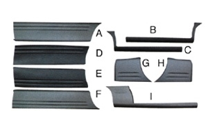 H1'98-'00/STARLES DECORATIVE BOARD(FOR 9 SEATS)