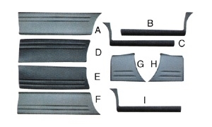 H1'98-'00/STARLES DECORATIVE BOARD(FOR 7 SEATS)