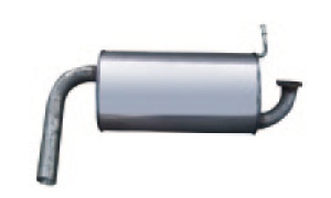 OUTLANDER'01-'04 REAR MUFFLER(STAINLESS STEEL)