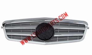 W212'09 FRONT GRILLE SILVER CROMO