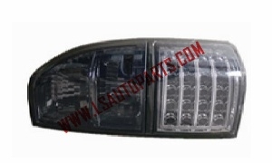 LAND CRUISER PRADO '00 TAIL LAMP(CRYSTAL)LED SMOKE/WHITE