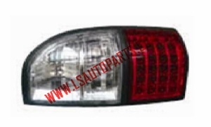 LAND CRUISER PRADO '00 TAIL LAMP(CRYSTAL)LED WHITE/RED