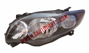 COROLLA'07 USA HEAD LAMP BLACK