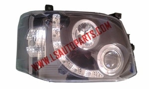 HIACE'11 HEAD LAMP LED BLACK NEW MODEL 1