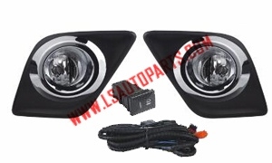 HILUX REVO'15 H16-12V 19W FOG LAMP KIT CHROMED 2