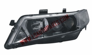 ACURA RSX'04-'07 USA HEAD LAMP BLACK(D2S/H1/7440/W5W)