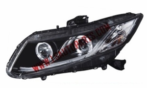 CIVIC'12- 4D USA PROJECTOR HEAD LAMP LED(H1/H1/3457A/LED)