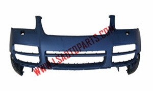 TOUAREG'03-'07 FRONT BUMPER WITHOUT  SPRAY COVER