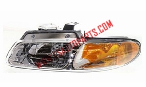 CARAVAN'96-'00 Headlamp chromed/amber reflector HB5/3157A