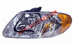 CARAVAN'01-'07 Headlamp chromed/amber reflector HB5/3157A