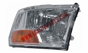 PICK UP'09- Headlamp chromed/amber reflector H13/3157A