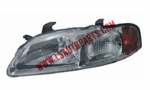 SENTRA'01-'03 Headlamp chrome,amber reflector HB5/3157A