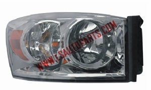 PICK UP'06-'08 Headlamp chromed/amber reflector H13/3157A