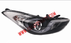 ELANTRA '11 HEAD LAMP BLACK LED