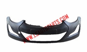 ELANTRA '14 FRONT BUMPER WITH LICENSE BOARD