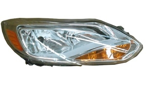 FOCUS'12-'14 Headlamp chromed/Amber reflector H7/H1/P21W/W5W