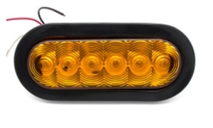 6LED Rubber Ring 6” Oval Trailer Lamp