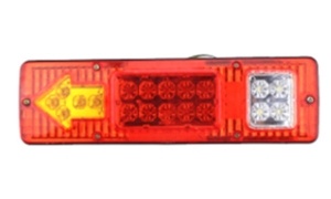 19 LED Arrow Three Color Tail Light(Red Lampshade)