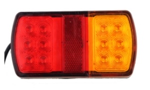 12 LED Trailer Truck  Tail Light