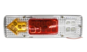 19LED Arrow Three Color Tail Light(White Lampshade)