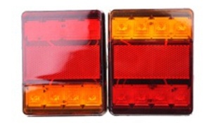 8LED Double Color Tail Light