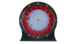 66LED Round Iron Flash Light