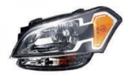 2011 KIA SOUL HEAD LAMP(BLACK)YELLOW CORNER