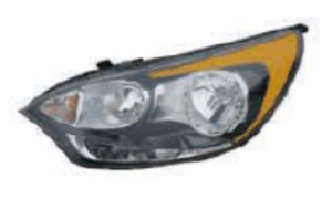 RIO'11 H/B 5 DOOR HEAD LAMP WITH YELLOW CORNER