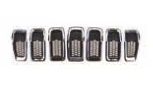 CHEROKEE'14 GRILLE KIT(7 PCS SET,W/CHROME)