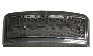 08-10 Super Duty F250 F350 F450（heavy truck）     with LED*3 GRILLE ALL GLOSS CHROME AND ALL GLOSS BL
